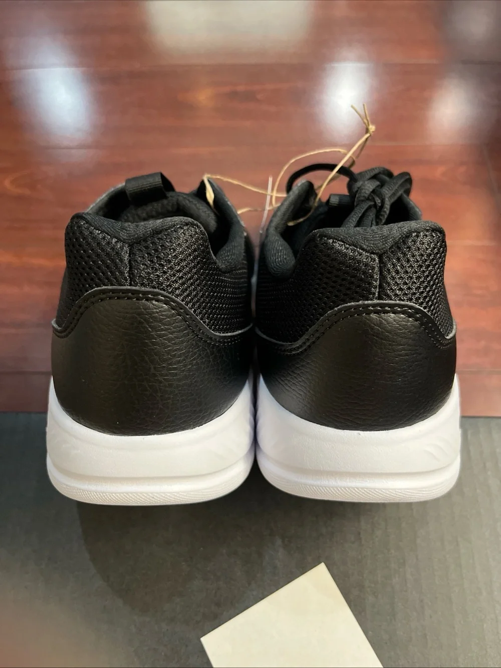 Mens 13 Adidas Cloudfoam Flex - Laces Black Shoe Sneaker Walking Running New Box